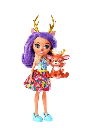 Enchantimals Ana Karekter Bebekler Geyik Danessa Bebek ve Sprint FXM75