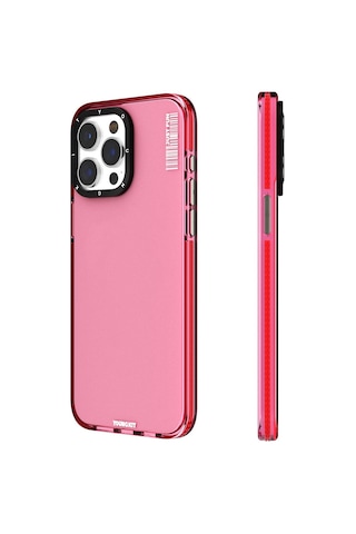 Apple Uyumlu iPhone 15 Pro Kılıf Pürüzsüz Düz Arka Yüzey Youngkit Crystal Color Serisi Kapak