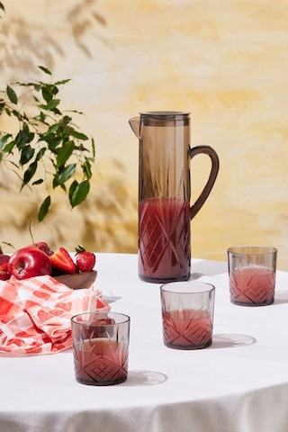 Karaca Foret Akrilik Kırılmaz 5 Parça Sürahi Seti Antrasit