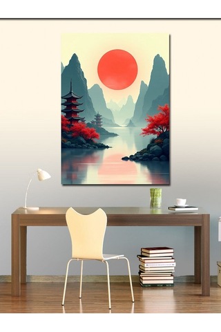 Kanvas Tablo Güneş Ve Doğa 50cmx70cm