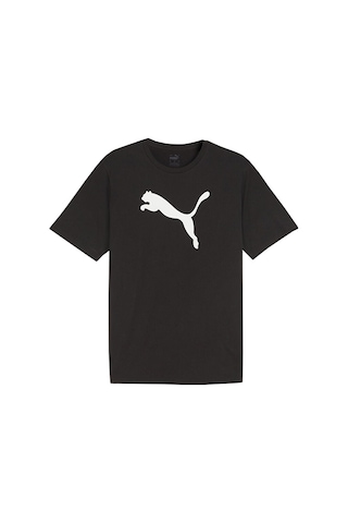 Puma Teamrise Logo Jersey Cotton Erkek Günlük Tişört 65870503 Siyah 65870503 Siyah