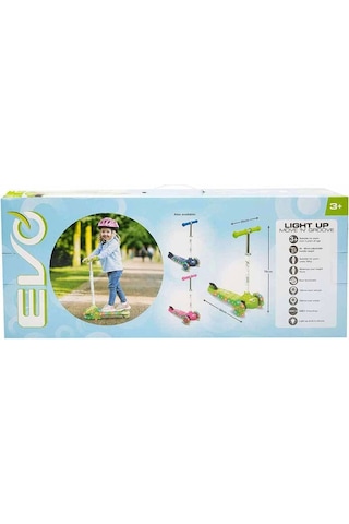 Evo 3 Tekerlekli Move'n Groove Işıklı Yeşil Scooter