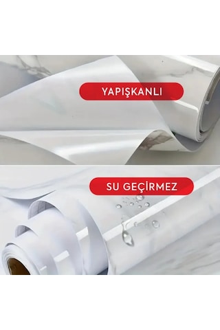 Mermer Desenli Kaplama Kağıdı 5 Metre 8956731