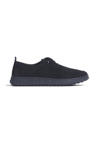 Ayakcenter Ayzen 5150 Süet Siyah Kadın Loafer Ayakkabı