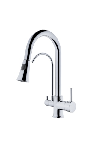 Filtreli Ve Spiralli Eviye Bataryası Krom