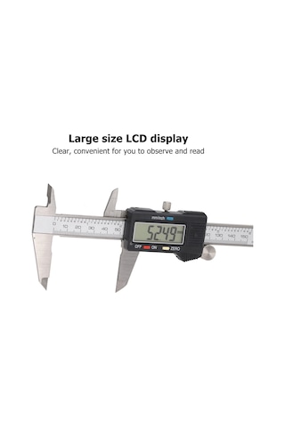Ximistore9 Stainless Steel Dijital Caliper 0-150mm: Lcd Ekranlı, Milimetre/inç Dönüşümlü, 0.02mm Hassasiyetli Ölçüm Aracı