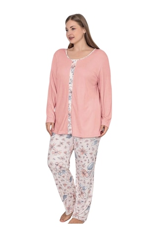 Limissi Desenli Pijama Takımı 24711 Yavru Ağzı