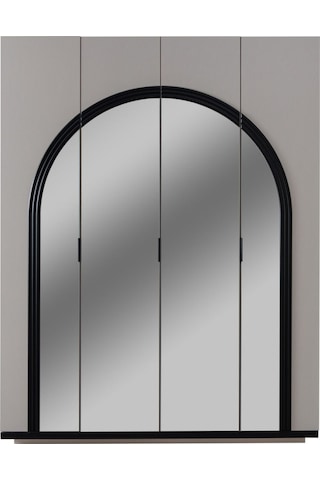 Gardırop, Hira Kumtaşı 4 Kapaklı Aynalı Dolap