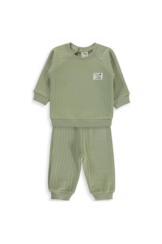 Civil Baby Araba Etiketli 6-18 Ay Takım - Haki