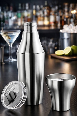Primanova Gadget Çok Amaçlı Paslanmaz Çelik Kokteyl Shaker 650 Ml