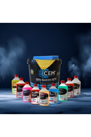 Cem Full Oto Bakım Seti 12 Parça