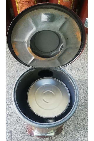 Özsal Yuvarlak 70Lik Uyuyan Soba Odun-Kömür-Talaş  Sobası