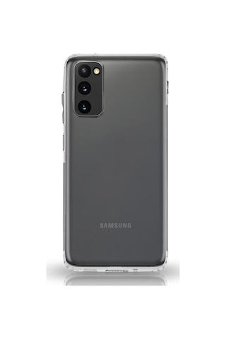 Samsung Galaxy Uyumlu S20 FE Kılıf Kamera Korumalı Tıpalı Şeffaf Silikon Kapak