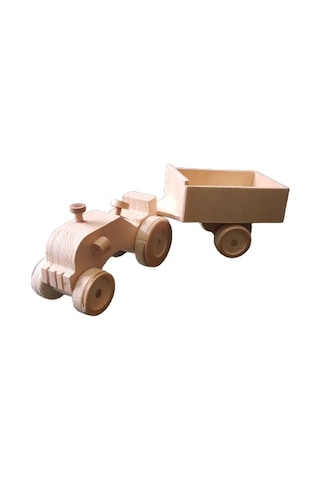 Ahşap Römorklu Traktör