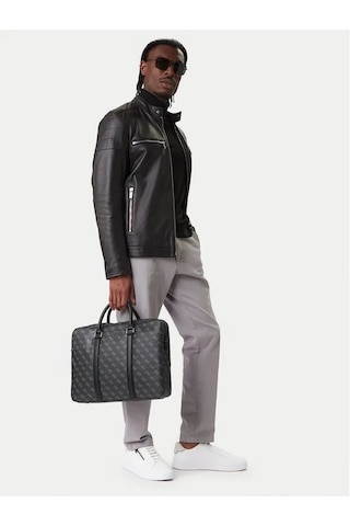 Guess Milano Unisex Laptop Ve Evrak Çantası Hmmılop6169 Siyah