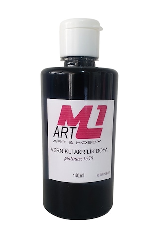 M1 Art Vernikli Akrilik Boya Siyah 140 ML M1 Art Vernikli Akrilik Boya Siyah 140 ML
