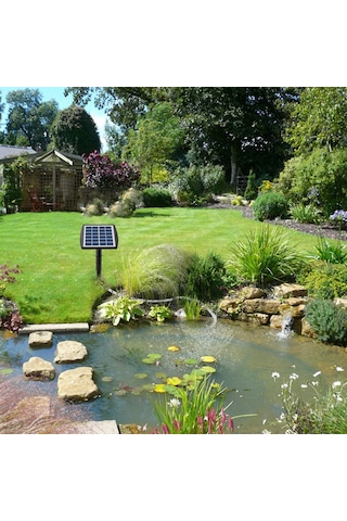 Xindoker Güneş Enerjili Oksijen Pompası - Akvaryum, Havuz Ve Bahçeler İçin 6v 2w Taşınabilir Şarjlı Model