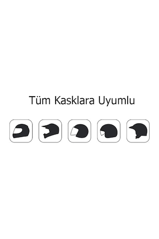 K25 Kask Bluetooth Kulaklık Kurye Motosiklet Interkom