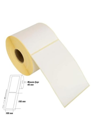 100x150mm Eko Termal Barkod Etiketi 250 Adet 100x150mm Eko Termal Barkod Etiketi 250 Adet