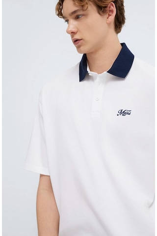 Mavi M0613330-620 Erkek Polo Yaka T-shirt Erkek Tişort Beyaz