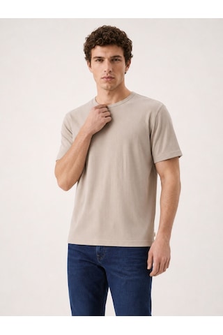 LOFT Regular Fit Erkek Tshirt K.kol Lf2042154 Q1.v1 Bej