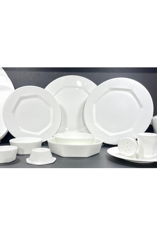Koleksiyon Mislina Yemek Takımı Sade 122 Parça