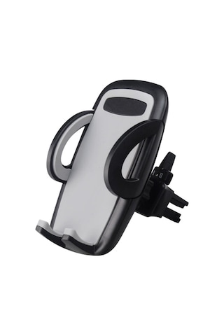 Geeksen Siyah Araba Klima Delikli Telefon Tutucu - 360 Döner, Tek Tuş Açılışlı, 4-6 İnç Telefonlar İçin Sabit Ve Kararlı