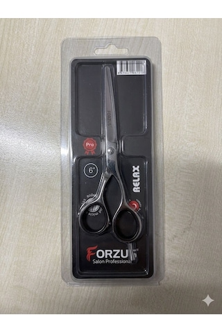 Forzus Profesyonel 6 İnç Saç Kesim Makası Gümüş