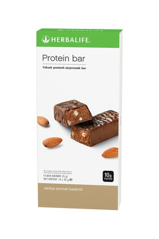 Herbalife Protein Bar Vanilya Aromalı Bademli 14'lü Paket Yüksek Proteinli Atıştırmalık