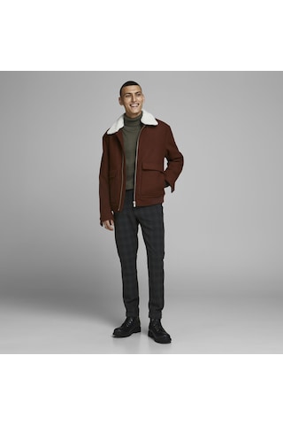 Jack & Jones Balıkçı Yaka Kazak-Emil 12157417 Olive Night Haki