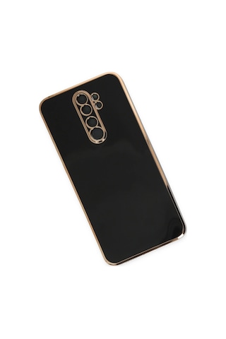 Gld-spt- Newface Xiaomi Redmi Note 8 Pro Kılıf Volet Silikon - Siyah