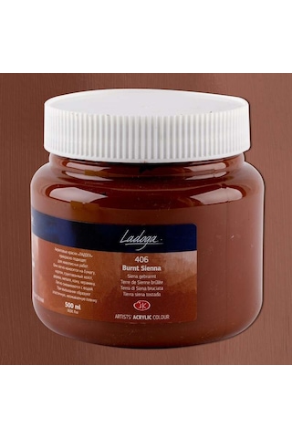 St. Petersburg Ladoga Akrilik Boya 500 Ml Burnt Sienna 406 Burnt Sienna