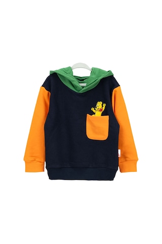 Haribo Hari Bo Hoodie Unisex Çocuk Mavi Sweatshirt 97 Lacivert
