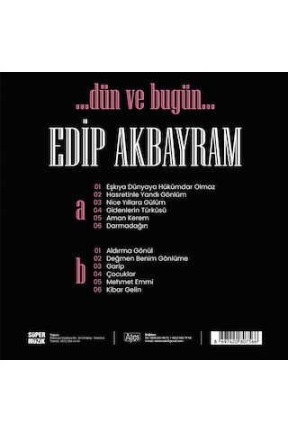 Edip Akbayram - Dün Ve Bugün Plak