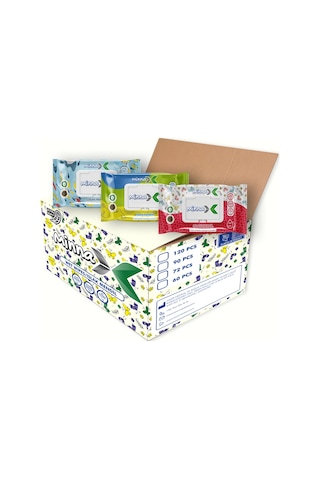 Minnax Islak Mendil 120li 12 Paket 12x120 1440 Yaprak