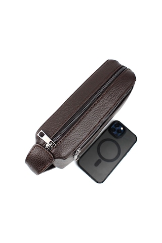 Derise club Unisex Kahverengi Günlük, Seyahat, El Çantası Portföy Çanta El Çantası