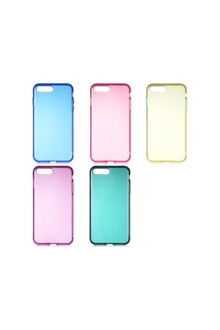 Apple Uyumlu iPhone 7 Plus Kılıf Zore Bistro Kapak-Pembe