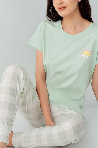 Arnetta Kadın Yeşil Pijama Takım Ar3576-s-v1 Yeşil