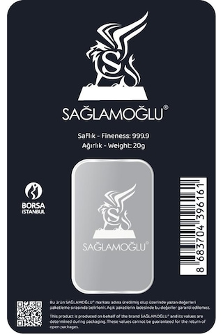 20 Gram Külçe Gümüş Sanal Kuyumculuk Sanalg20999