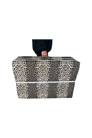 Katlanır Yer Yatağı Ve Tek Kişilik Sünger Katlanır Minder Yatak 90x190x10 Cm-leopar