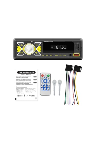 Skycity Araç Radyosu Bluetooth 5.0, Aı Ses Asistanı, Fm 87.5-108mhz, 4x45w Çıkış, Mp3/wma/flac Desteği, Uygulama Kontrolü, Kolay Kurulum