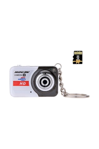 Trendooze Springsun Andoer X6 Taşınabilir Ultra Mini Yüksek Tanımlı Dijital Kamera Mini Dv 32 Gb Jp