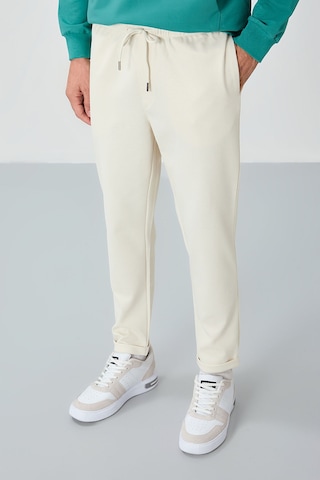 Tommy Life Bej Yüzeyi Dokulu Standart Fit Erkek Eşofman Alt - 82154