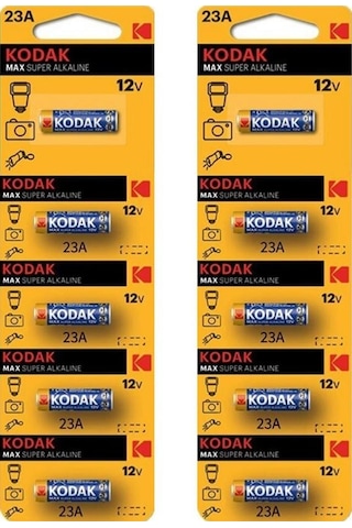 Kodak 23 A 12 Volt 2 Paket 5 li Pil
