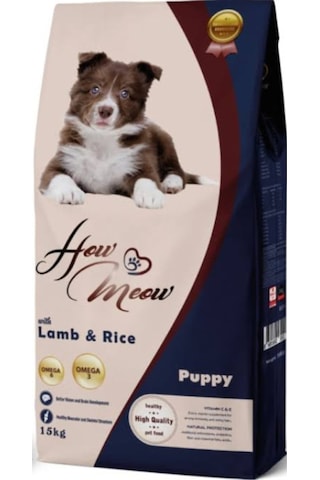 How Meow Premium Kuzulu Yavru Köpek Maması 15 KG