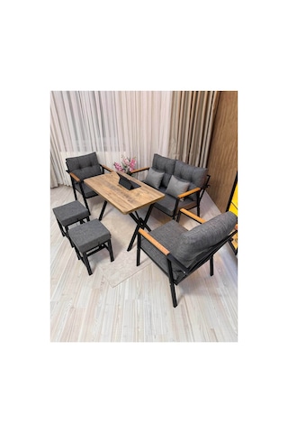 Mila ,model, Balkon, Bahçe, Cafe, Metal Koltuk Takımı, Bahçe Takımı , Çay Seti, 2+1+1 , Yemek Masası , Balkon Mobilyası