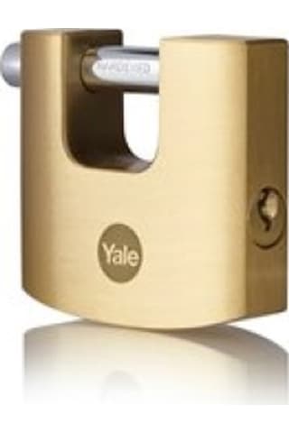 Yale 70 Mm Oval Kayar Pimli Pirinç Asma Kilit
