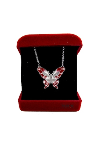 Kelebek Model 925 Ayar Gümüş Kolye (522197248)