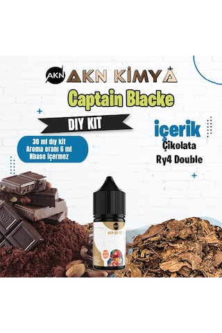 Captain Blacke Dıy Kit Gıda Aroması %20 Oranda Aroma İçerir Hazır Değildir 30 Ml