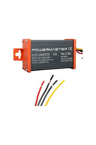 Xtechnx Xtechn94983840832 Powermaster Pm-27380 24v Dc / 12v Dc 10 Amper Oto Konvertör Kod:27380 Xtechnx Xtechn94983840832 Powermaster Pm-27380 24v Dc / 12v Dc 10 Amper Oto Konvertör Kod:27380